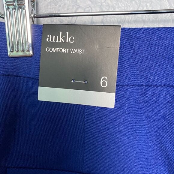 Alfani  Blue Slim Cropped Pants - Picture 5 of 6